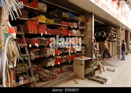 Hardware shop In Mong Kok Kowloon ,Hong Kong,China Stock Photo