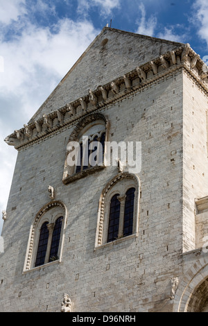 stone carving on transept, Trani cathedral, Apulia, Italy Stock Photo