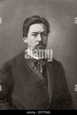 Anton Pavlovich Chekhov, 1860 - 1904. Russian physician, dramaturge and author. Stock Photo
