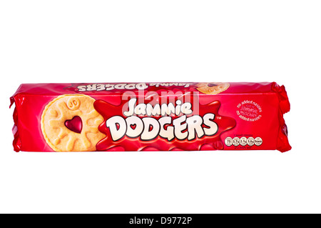 Packet Of Jammie Dodger Biscuits Jammie Dodgers Stock Photo