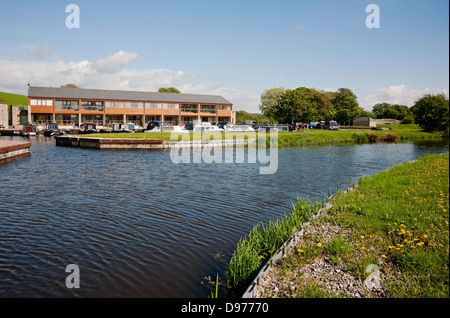 Tewitfield Marina, on the Lancashire Canal, near Carnforth, Lancashire ...