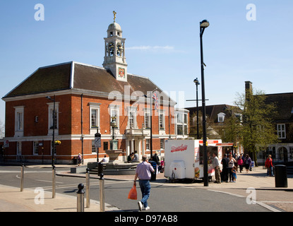 Town Hall built in 1920s at Braintree, Essex, England Stock Photo