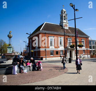 Town Hall built in 1920s at Braintree, Essex, England Stock Photo