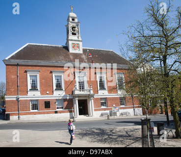 Town Hall built in 1920s at Braintree, Essex, England Stock Photo