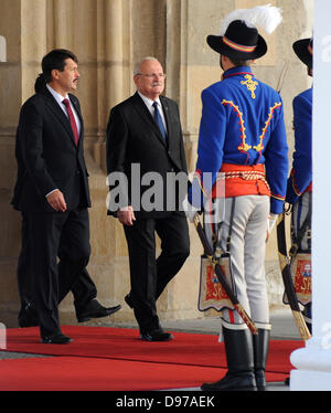 Bratislava, Slovakia, Thursday. 13th June, 2013. Czech President Milos ...