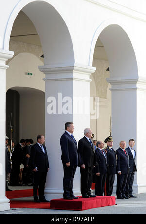 Bratislava, Slovakia, Thursday. 13th June, 2013. Czech President Milos ...