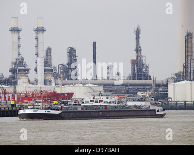 Petroleum port in the port of Rotterdam, the Netherlands Stock Photo