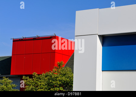 Shell car wash and McDonald's buildings Barrie Ontario Canada Stock Photo