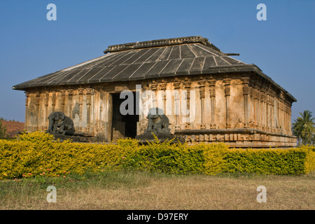 Asia, India, Karnataka, Belavadi, Veera Narayana Temple Stock Photo