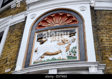 The now disused Young's Ram Inn Brewery Tap in Ram Street, Wandsworth, south London Stock Photo