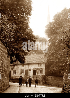 Kegworth Mill Lane early 1900s Stock Photo