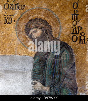 St John the Baptist from Agia Sophia.Istambul,Turkey. Stock Photo