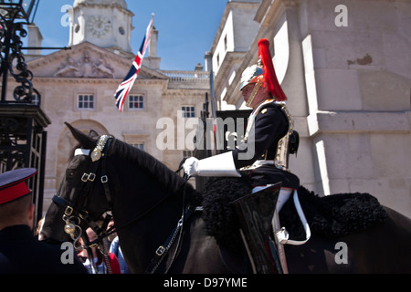 Royal Guards at The House Of Cavalry, London, England, UK, GB Stock Photo