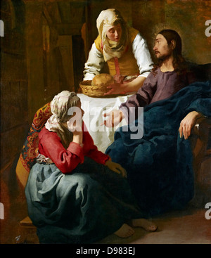 Johannes Vermeer, Christ in the House of Martha and Mary 1654 Oil on canvas. National Gallery of Scotland, Edinburgh.