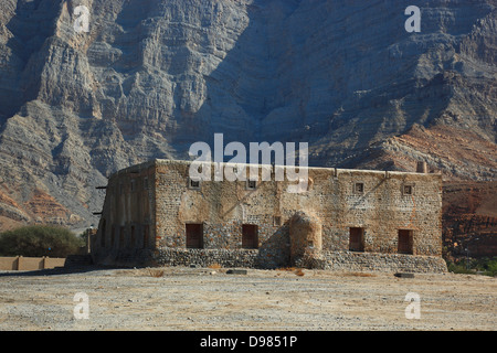 the old fort, Bukha, Bucha, in the granny's niches enclave of Musandam, Oman Stock Photo