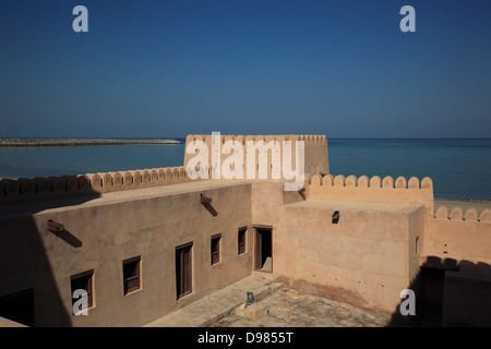 Bukha fort, Bukha, Bucha, in the granny's niches enclave of Musandam, Oman Stock Photo