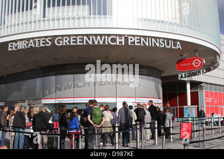 Emirates Royal Docks, Greenwich Peninsula Stock Photo
