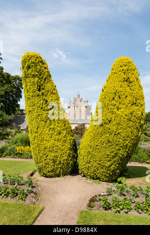 Cawdor Castle garden near Nairn in Inverness-shire ,Scotland. Stock Photo