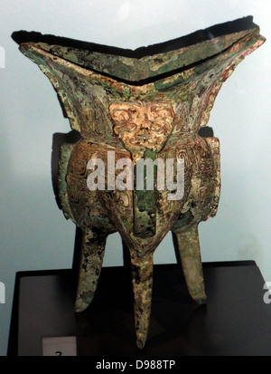 bronze vessel shang 1050 dynasty circa bc cooking chinese 1200 alamy