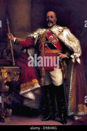 King Edward VII of England reigned 1901-1910 Stock Photo - Alamy