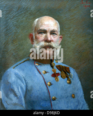 Franz Joseph I or Francis Joseph I (German: Franz Josef I., Hungarian: I. Ferencz Josef, see the name in other languages; 18 August 1830 – 21 November 1916) was Emperor of Austria Stock Photo