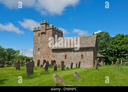 St John's, a fortified church in the village of Newton Arlosh, North Cumbria, England UK Stock Photo