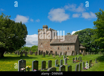 St John's, a fortified church in the village of Newton Arlosh, North Cumbria, England UK Stock Photo