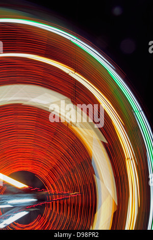 Ferries Wheel, Light, Motion, Concept Stock Photo