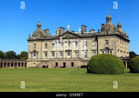 Houghton Hall, Norfolk, west front, England UK, Palladian mansion, mansions, English stately home, homes Stock Photo