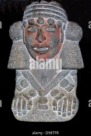 Tonatiuh The Sun God. Aztec, volcanic stone carved, circa 1350-1521 Mexico Stock Photo