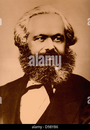 Karl Heinrich Marx (5 May 1818 – 14 March 1883) was a German philosopher, sociologist, economic historian, journalist, and revolutionary socialist. Stock Photo