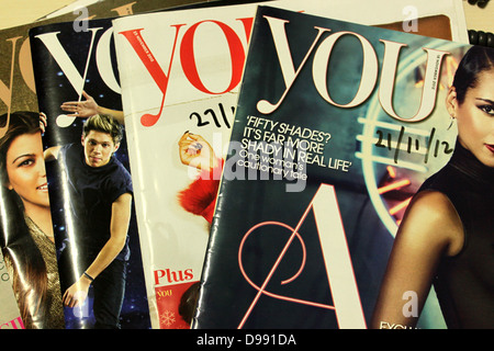 Copies of You magazine,  The Mail on Sunday Stock Photo