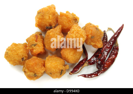 Thai - Muslim dessert , Bayia fried bean cake Stock Photo