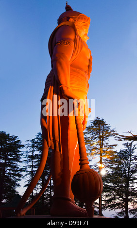 Lord Hanuman statue at Jakhoo Temple, Jakhoo Hill, Shimla, Himachal Pradesh, India Stock Photo