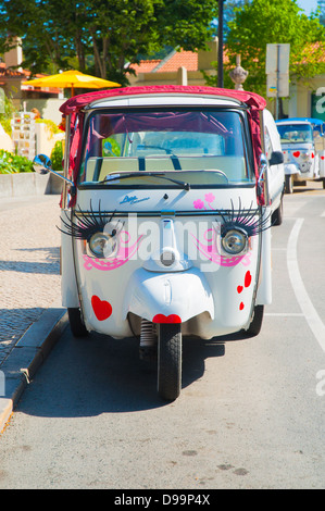 Auto rickshaw in disguise Stock Photo