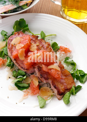 Bacon chops Stock Photo