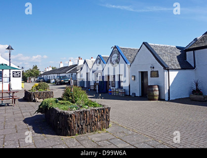 Oyster Brewery restaurant at main square in Easdale Village on the Island of Seil in Scotland Stock Photo