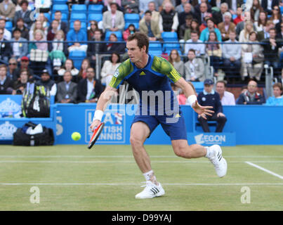 London, UK. 15th June 2013. Andy Murray (GBR ) during The Aegon Championships Semi Finals from the Queen'sClub in West Kensington. Credit:  Action Plus Sports Images/Alamy Live News Stock Photo