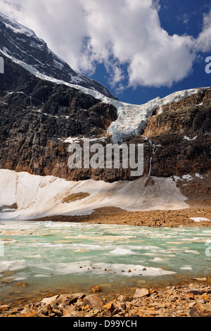 Meltwater Icebergs Receding Glaciers Cavell Angel. Edith Cavell Angel 