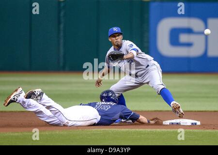 Tampa Bay Rays 2nd baseman Ben Zobrist bats against the Toronto Blue Jays  at the Rogers Centre in Toronto, ON. The Blue Jays lose to the Rays 10-9.  (Credit Image: © Anson