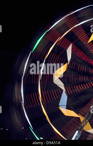 Ferries Wheel, Light, Motion, Concept Stock Photo