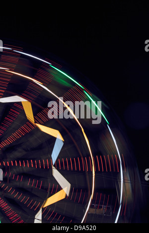 Ferries Wheel, Light, Motion, Concept Stock Photo