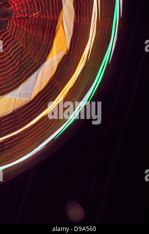 Ferries Wheel, Light, Motion, Concept Stock Photo