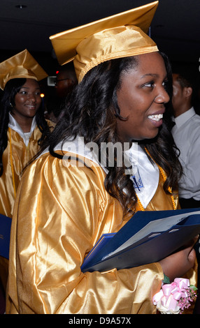 A proud and happy high school graduate Stock Photo