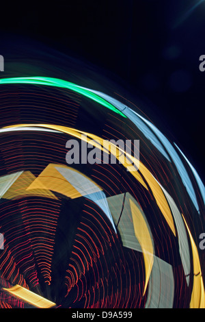 Ferries Wheel, Light, Motion, Concept Stock Photo