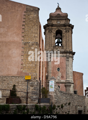 Church of San Giuliano in the town of Erice in the province of Trapani, Sicily. Stock Photo