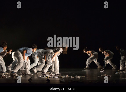 Dance project 'Riot Offspring' at Sadler's Wells Theatre, London. Stock Photo