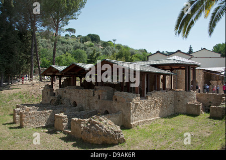 Villa Romana del Casale Piazza Armerina Province Enna Sicily Italy IVilla Romana del Casale Piazza Armerina Provinz Enna Sizilie Stock Photo