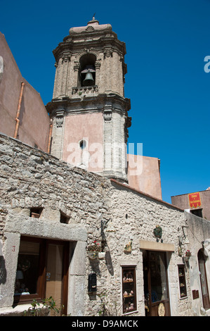 Church, Erice, Sicily, Italy , Kirche, Erice, Sizilien, Italien, Chiesa San Giuliano Stock Photo