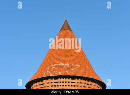 Medieval castle tower, Kaunas, Lithuania Stock Photo